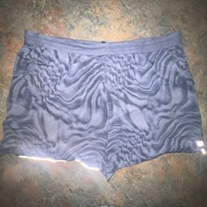 VRST Men's  Athletic Shorts, XL Gray Patterned